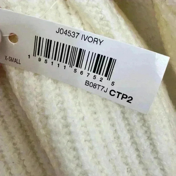 Amazon Essentials Women's Soft Touch Ribbed Blouson Cardigan Beige Size XS - Picture 10 of 12